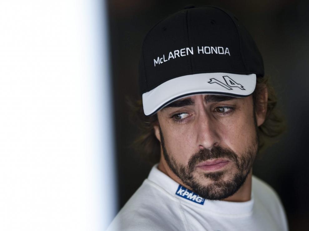Alonso, durante el Gran Premio de Hungría de Fórmula 1