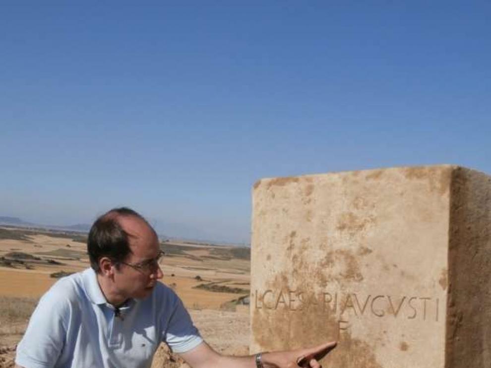 La ciudad romana de Los Bañales presentará sus pedestales imperiales