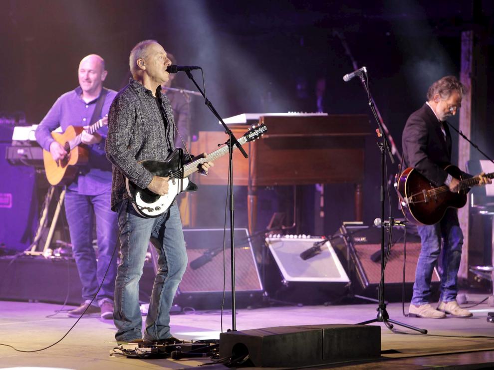 Imagen del concierto de Mark Knopfler este viernes en Pirineos Sur.