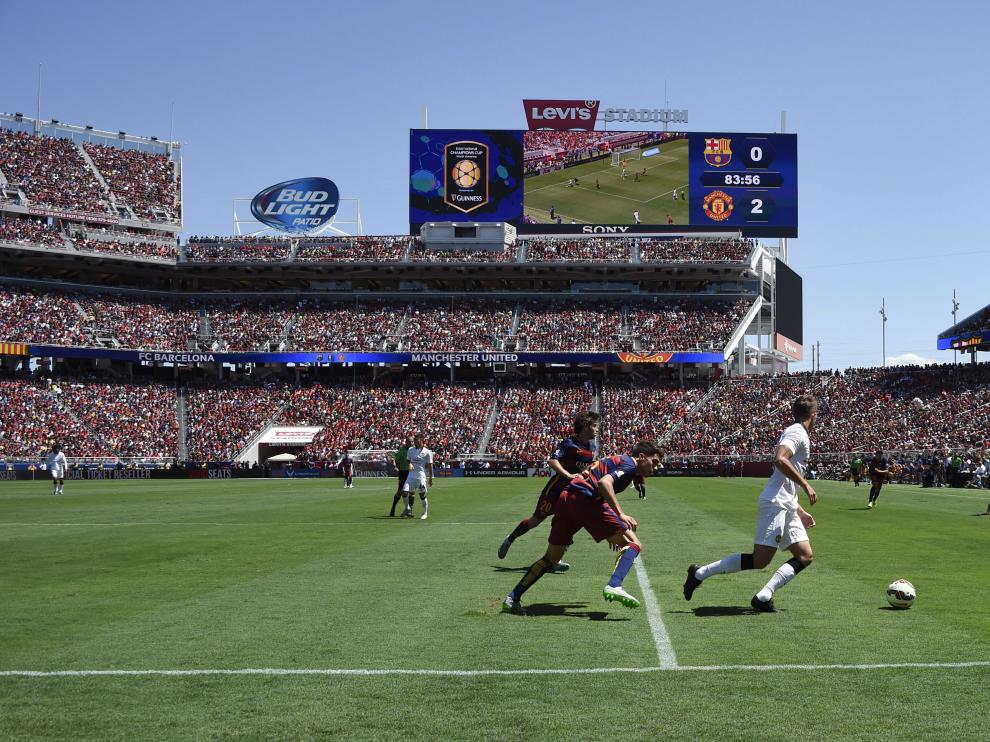 El Manchester United y el Barcelona se enfrentaron en San Francisco