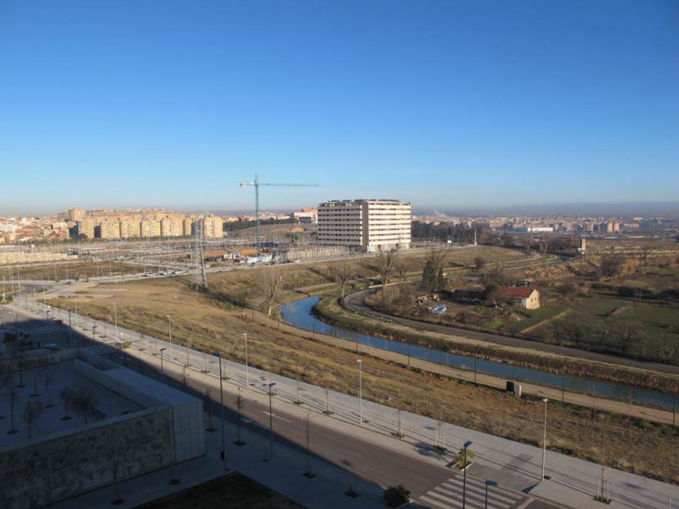 Zona de Parque Venecia donde debería haberse construido un puente
