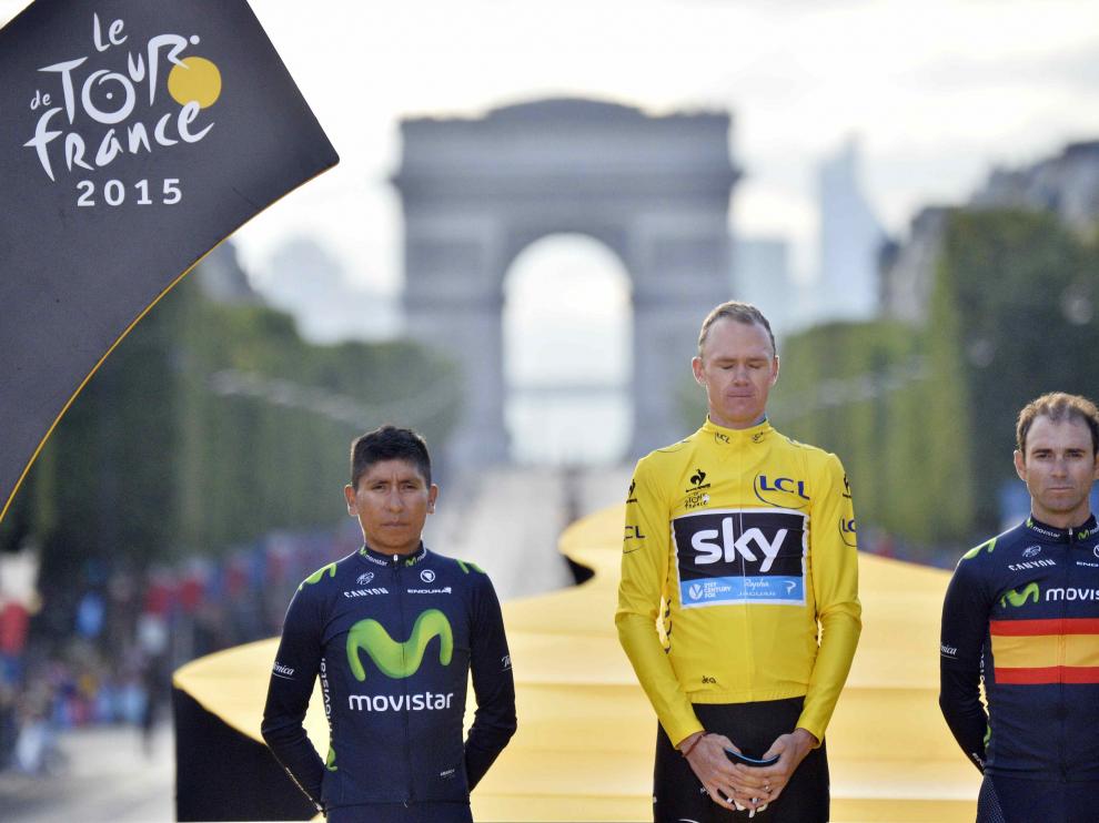 Ganadores del Tour de Francia 2015.