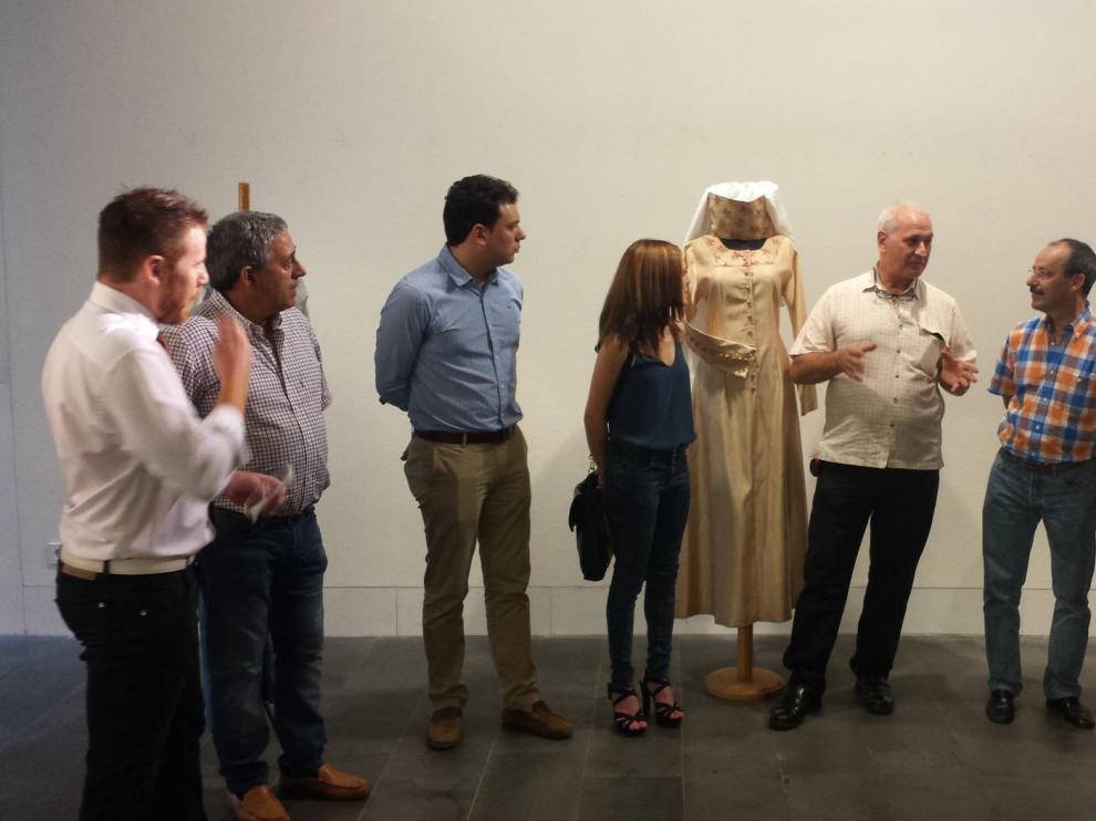 Inauguración de la exposición de trajes medievales en el Museo Diocesano.