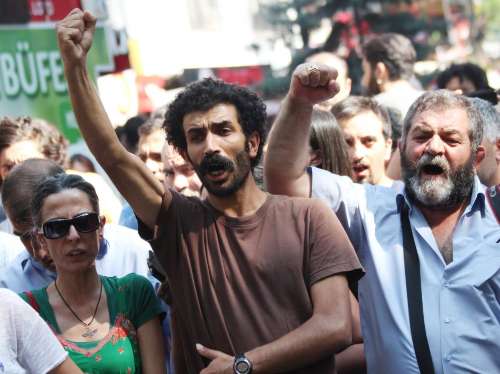 Manifestaciones contra los ataques del ISIS