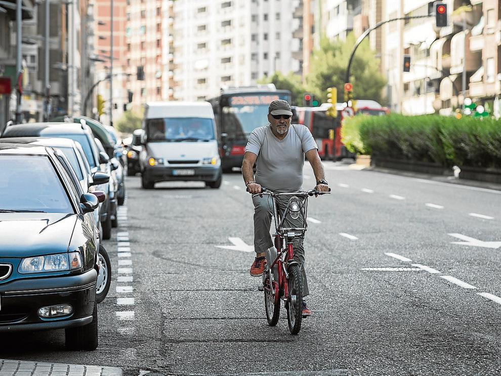 La avenida de Tenor Fleta, que fue prioritaria en la última reunión del Observatorio de la Bicicleta, pasa ahora a un segundo plano.