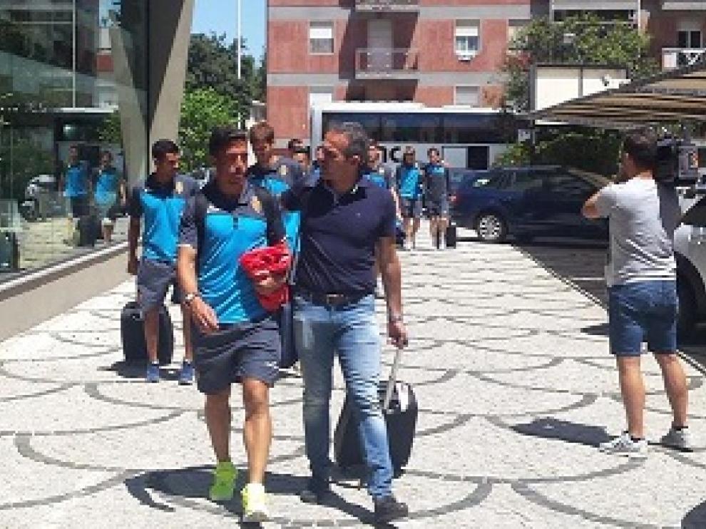 Visita del Real Zaragoza a Italia