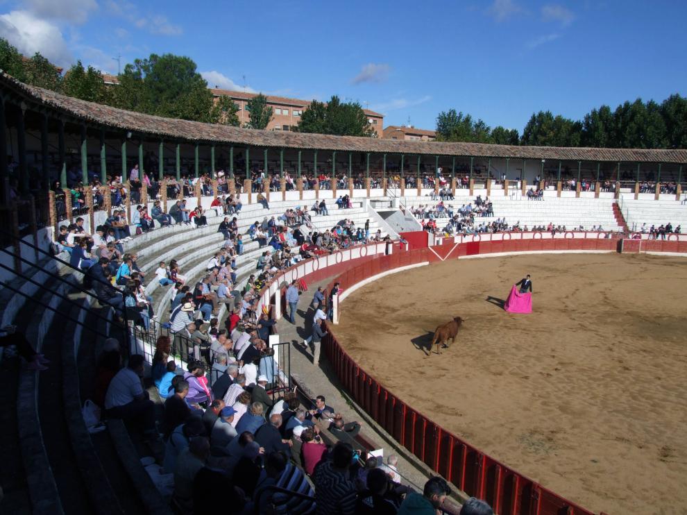 Festejo en la plaza de toros de Tarazona.