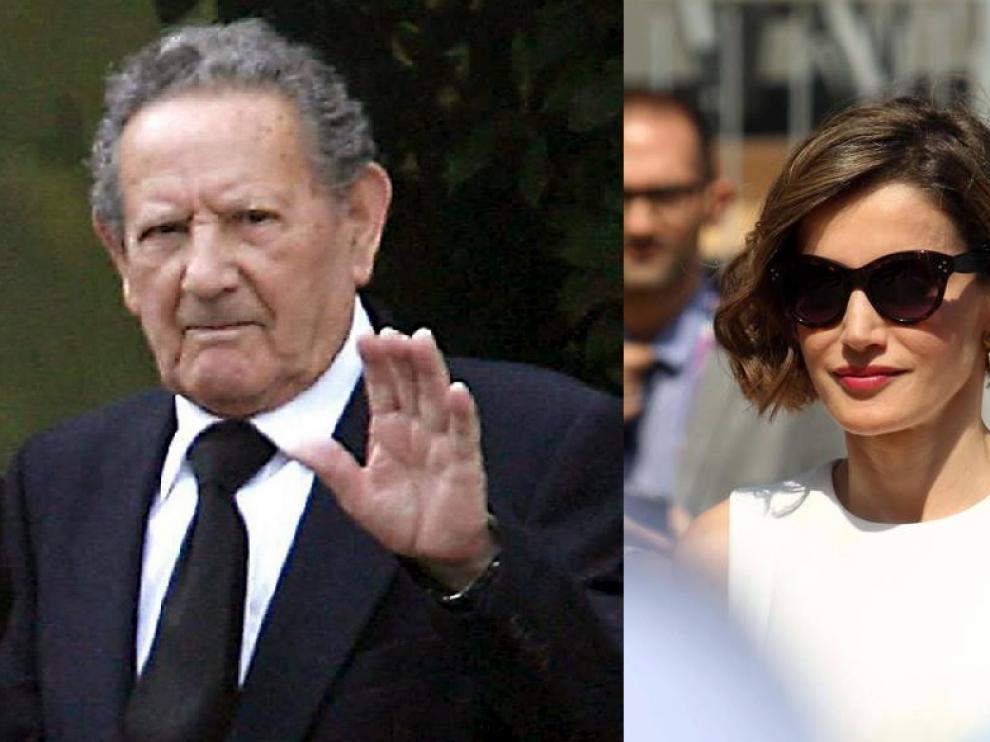 Francisco Rocasolano y doña Letizia
