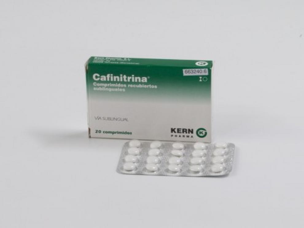 La Cafinitrina -en forma de comprimidos sublinguales- se emplea para tratar episodios de angina de pecho.