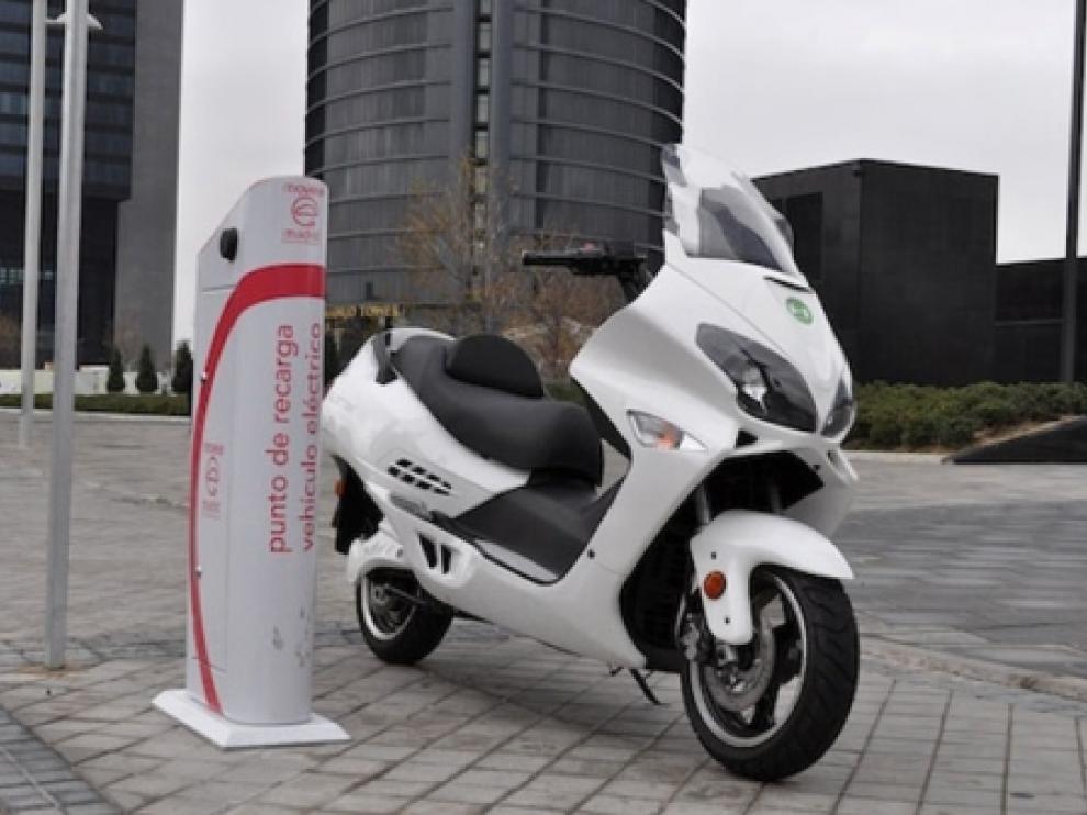 Imagen de una moto eléctrica.