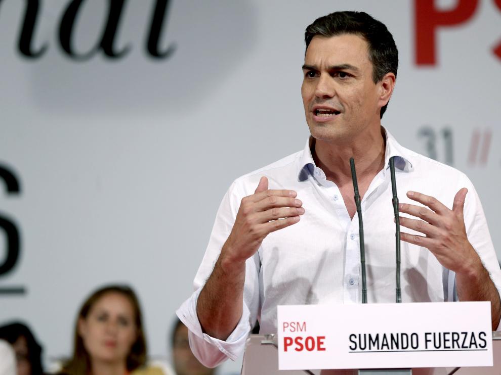 El secretario general del PSOE, Pedro Sánchez.