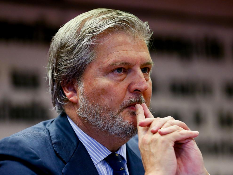 Méndez de Vigo durante una comparecencia en el Senado.
