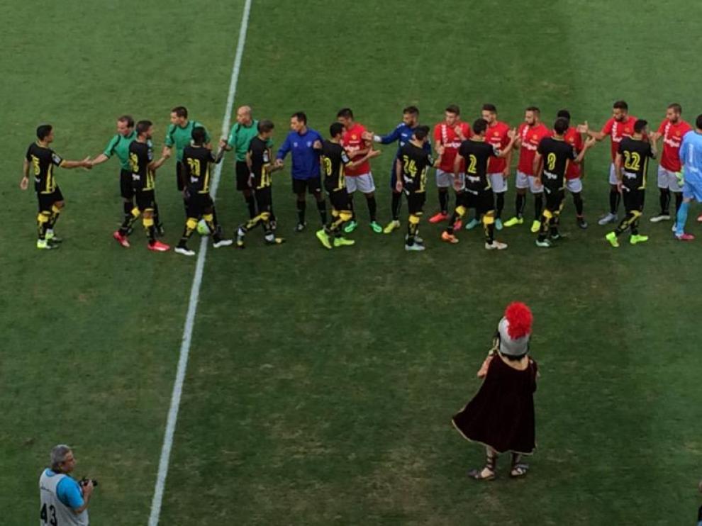 Comienzo del partido en el Nou Estadi.