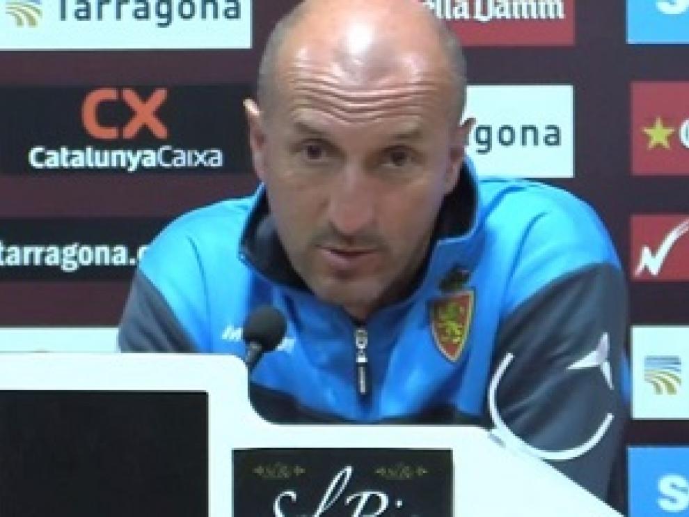Ranko Popovic en la rueda de prensa.