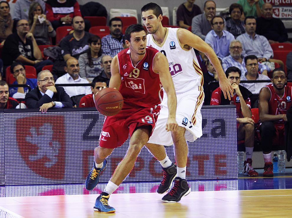 Pere Tomás, en un partido de la pasada Eurocup