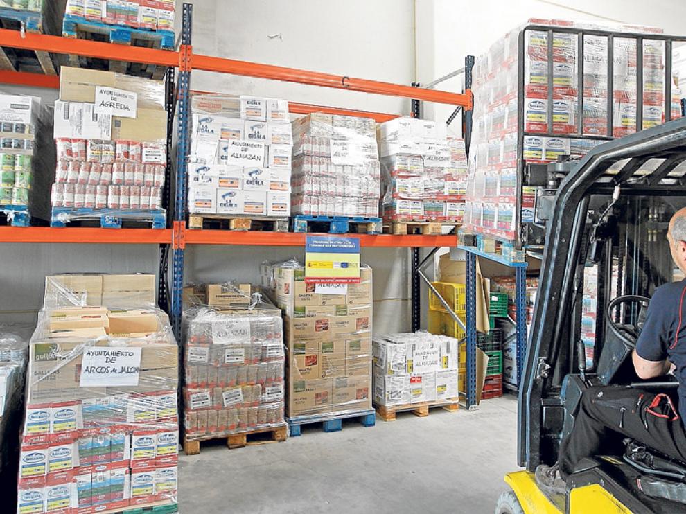 El Banco de Alimentos de Soria recibió 24 toneladas del FEAD a principios de julio