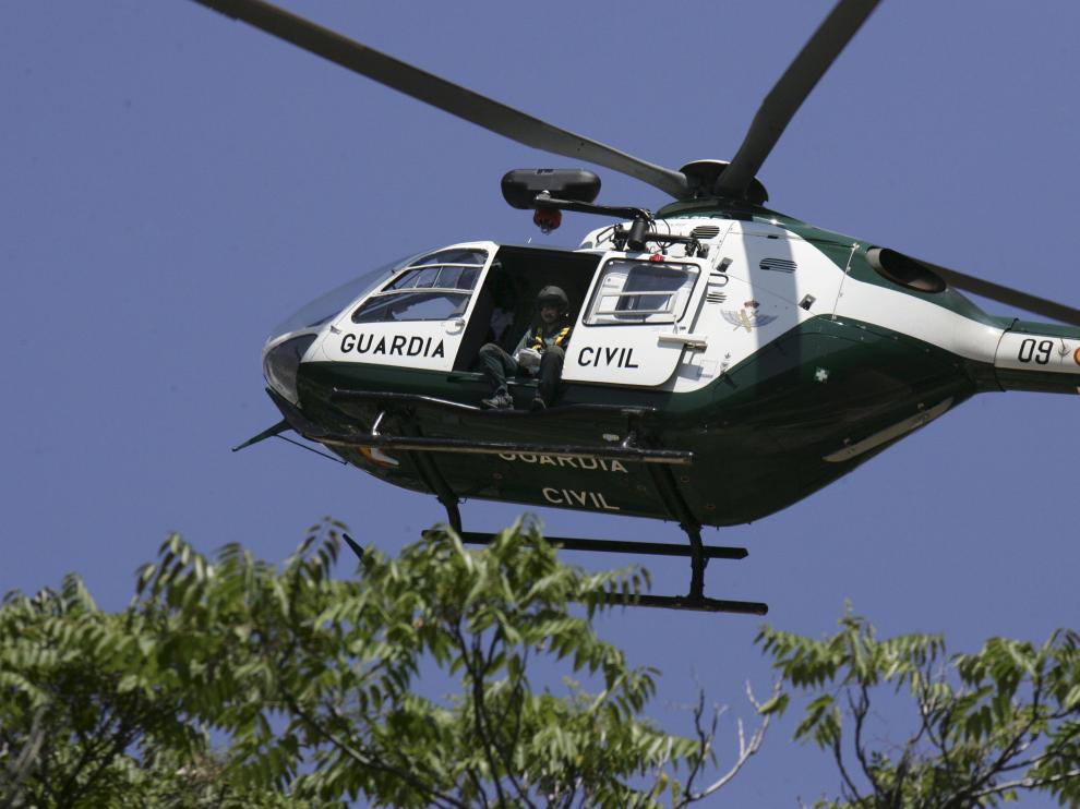 Un helicóptero de la Guardia Civil aterrizará en Borja