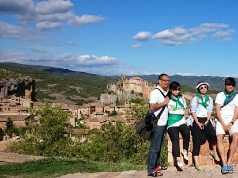 El grupo de periodistas chinos que ha visitado Aragón estos días