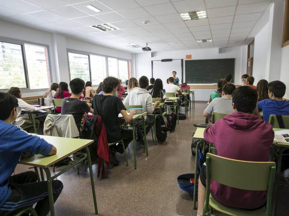 Imagen de archivo de una clase de Secundaria.
