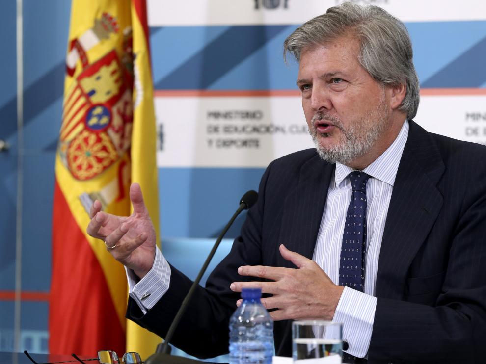 El ministro de Educación, Iñigo Méndez de Vigo.