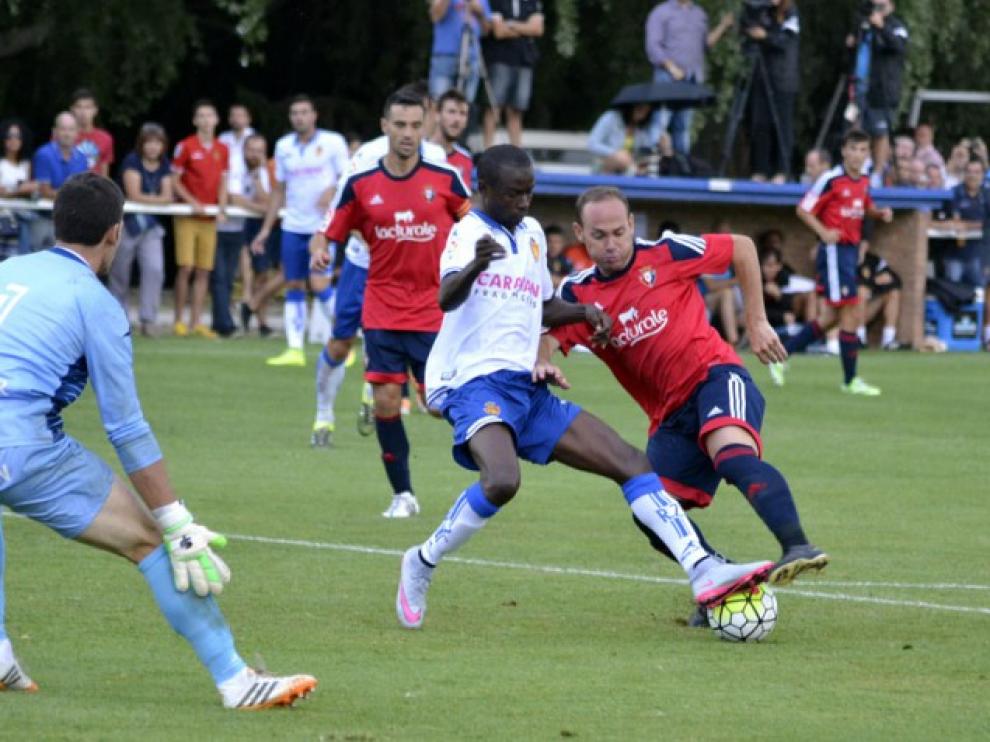 El Real Zaragoza doblegó a Osasuna en pretemporada.