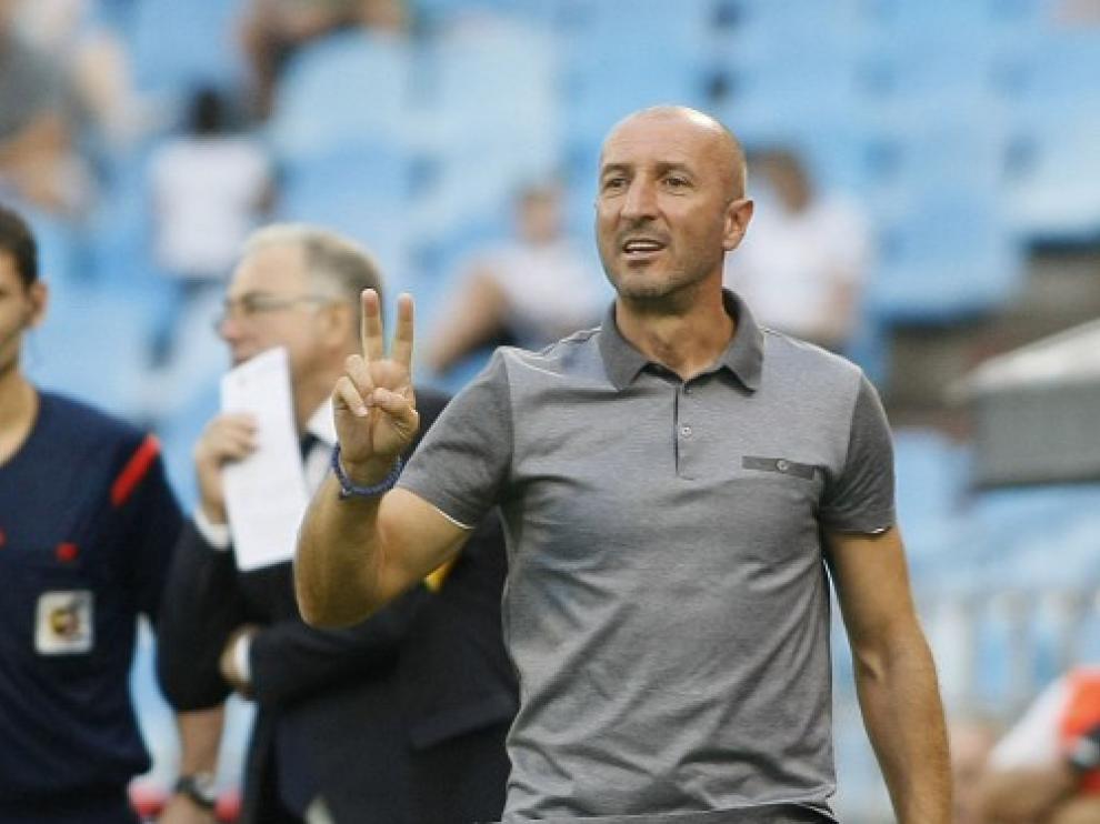 El entrenador del Real Zaragoza, Ranko Popovic,