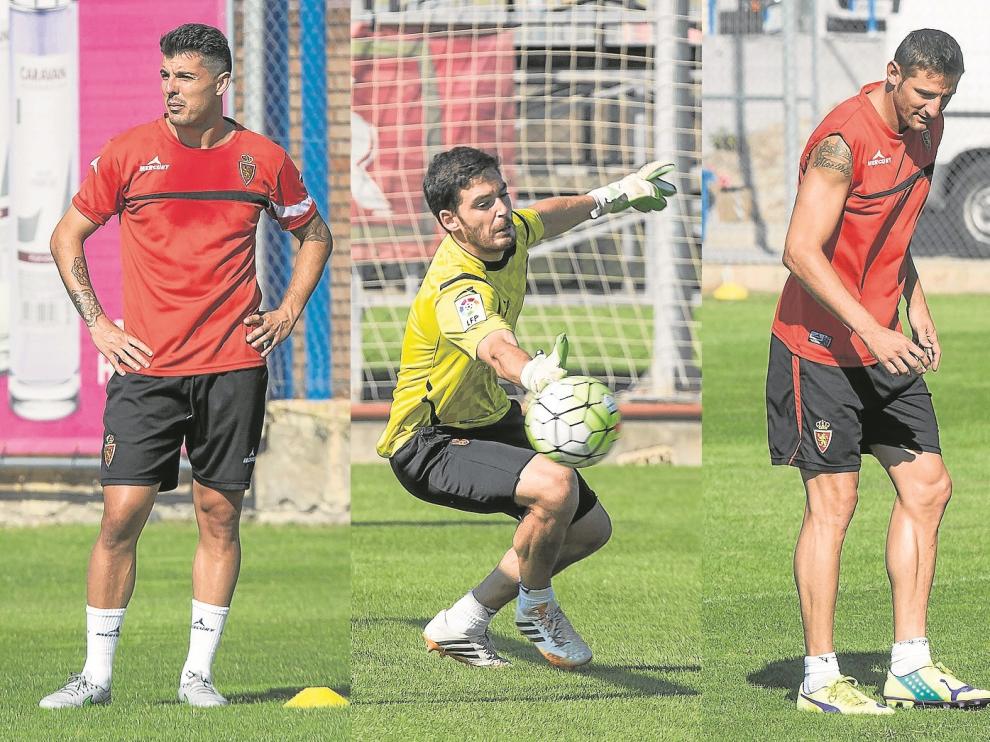 Abraham Minero, Pablo Alcolea y Rubén González.