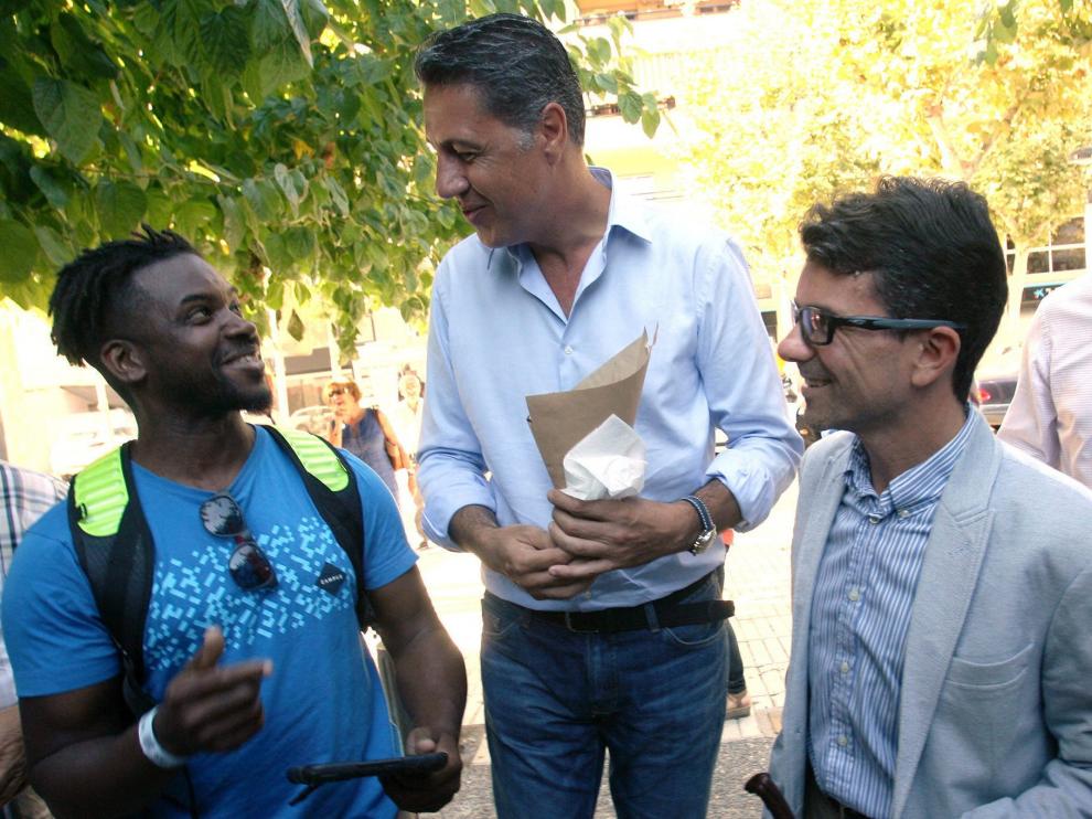 Xavier Garcia Albiol visitó Salou este miércoles.
