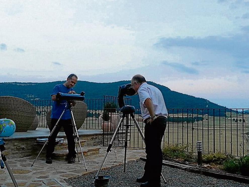 Observación de estrellas en Mas de Cebrián.