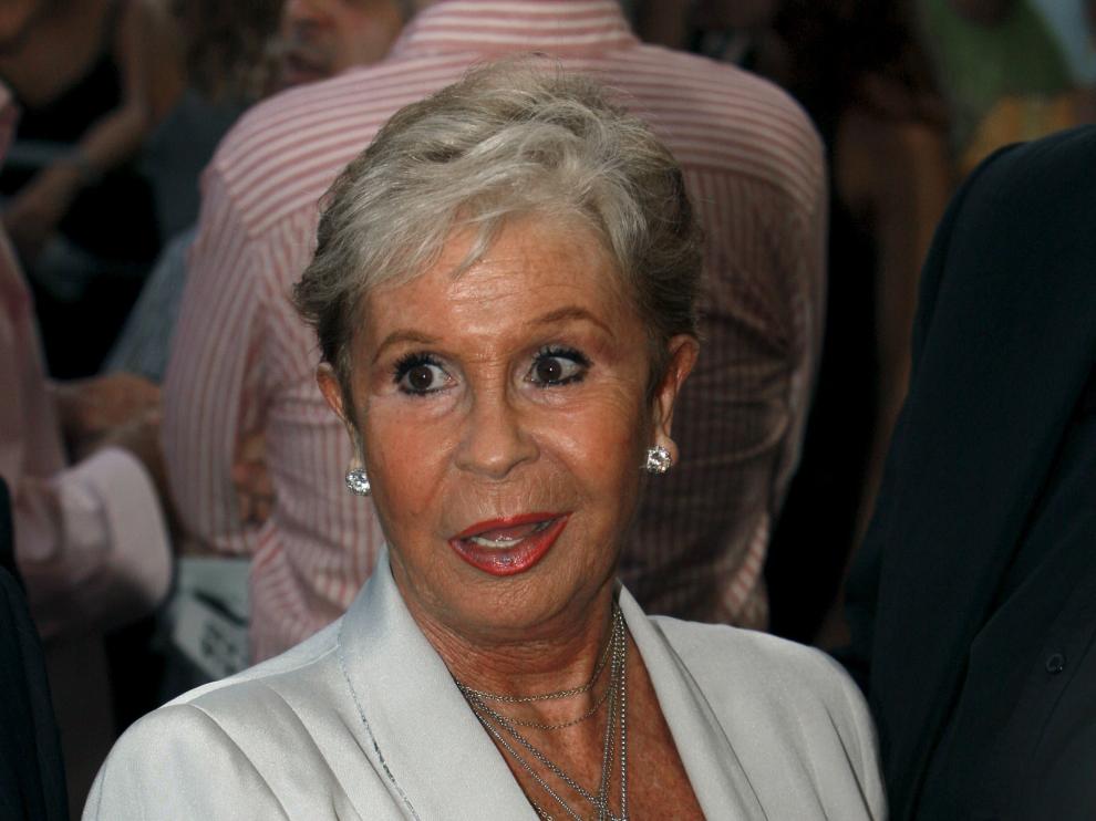 Lina Morgan en una imagen de archivo.