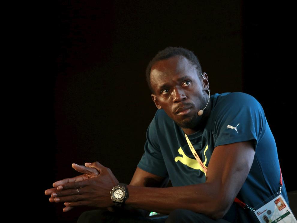 El campeón olímpico y mundial de velocidad, el jamaicano Usain Bolt.
