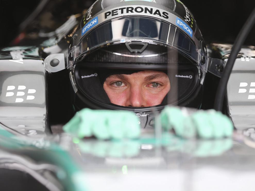 El piloto alemán de la escudería Mercedes de Fórmula Uno, Nico Rosberg.
