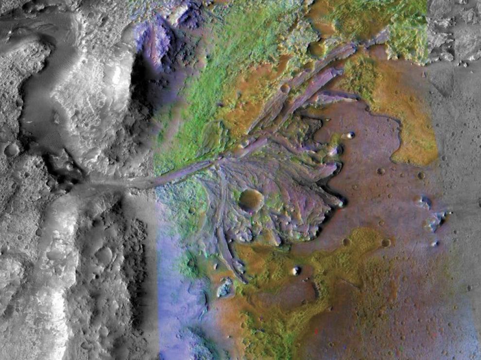 El cráter marciano donde aterrizar
