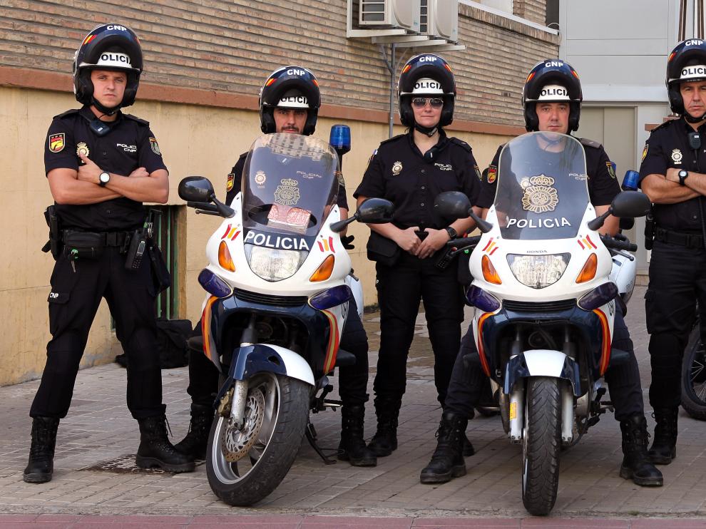 La nueva unidad motorizada Centellas de la Policía en Aragón.