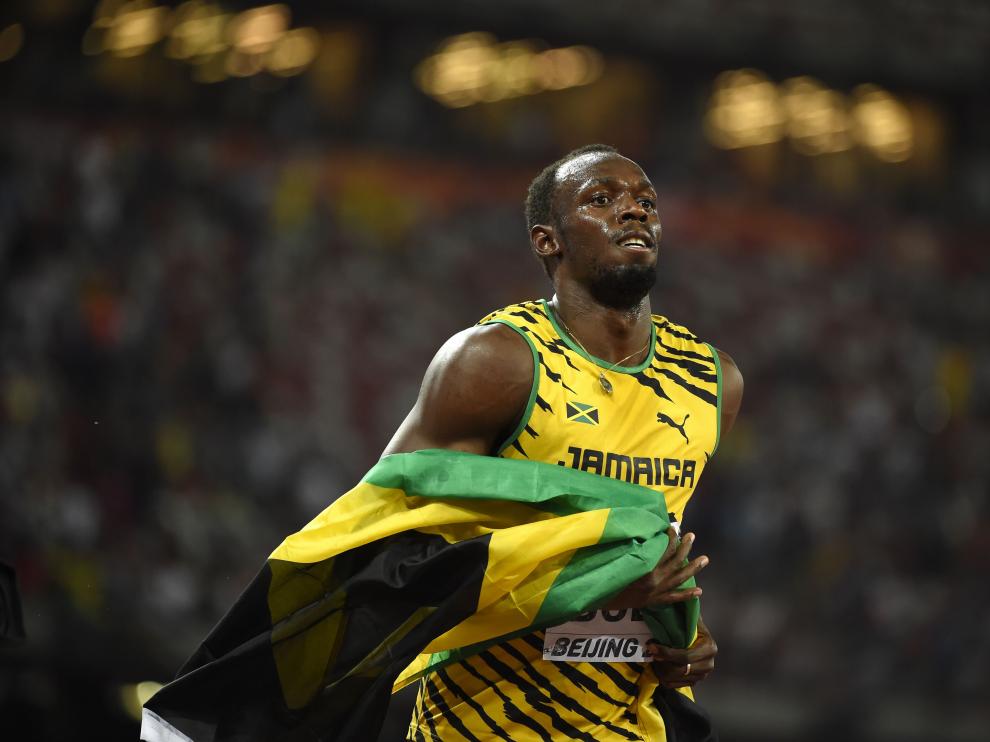 ?Bolt celebra su victoria