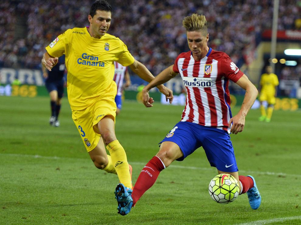 Torres juega con el Atlético de Madrid