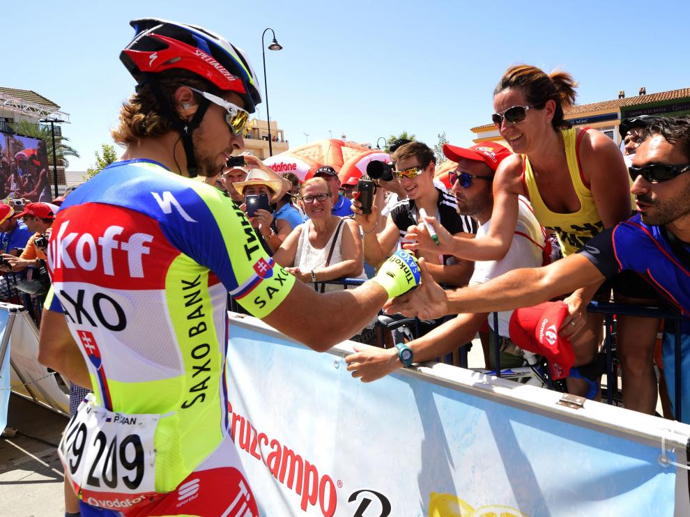 Sagan se ha impuesto este lunes en la tercera etapa de la Vuelta a España.