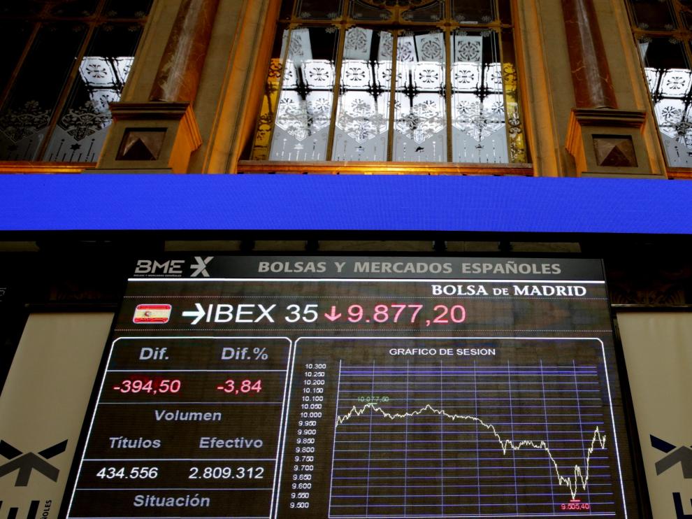 La bolsa española ha tenido su mayor caída desde agosto de 2012.