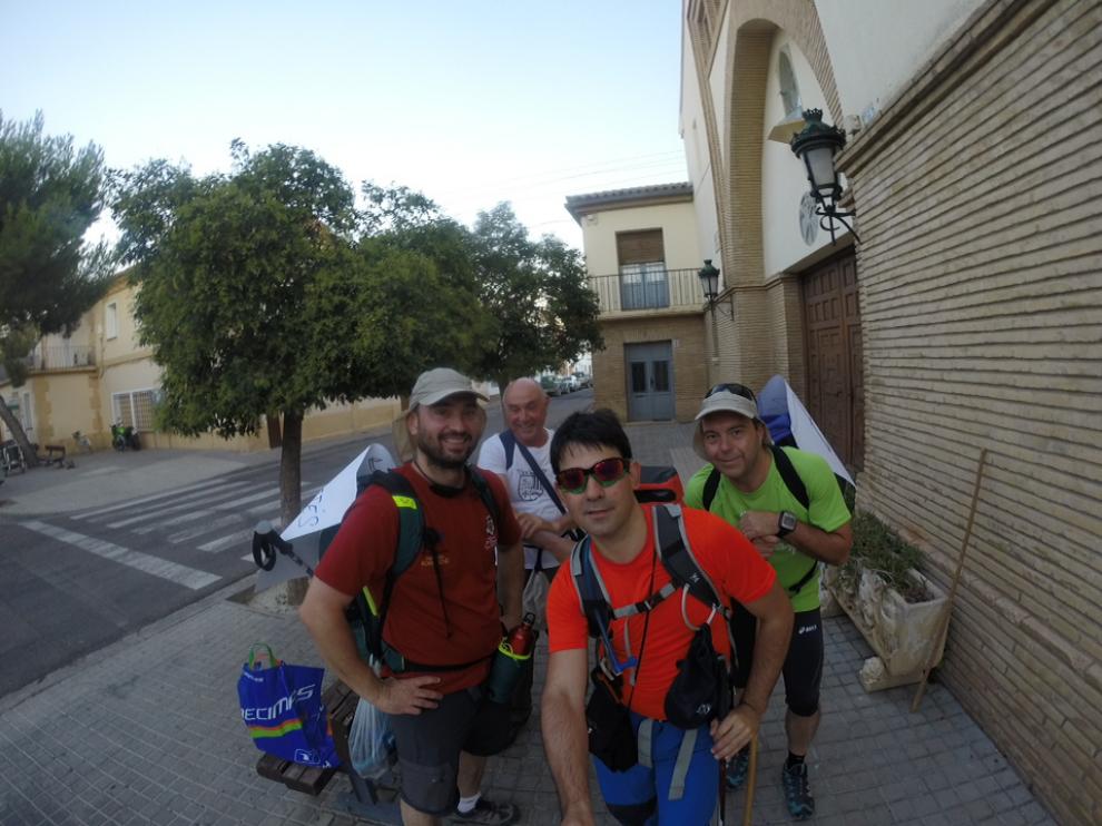 Primera jornada de caminata.