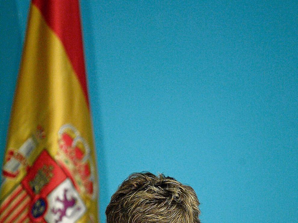 María Victoria Pinilla, en uno de sus últimos plenos.