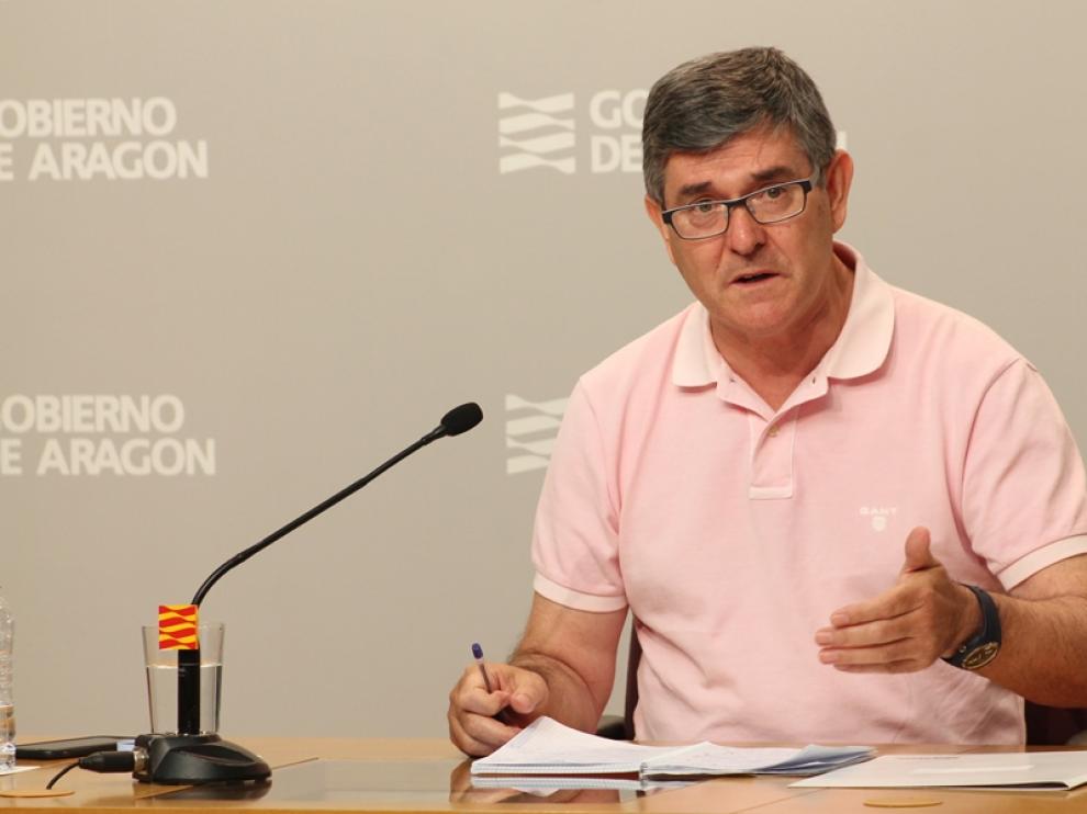 Vicente Guillén en la rueda de prensa.