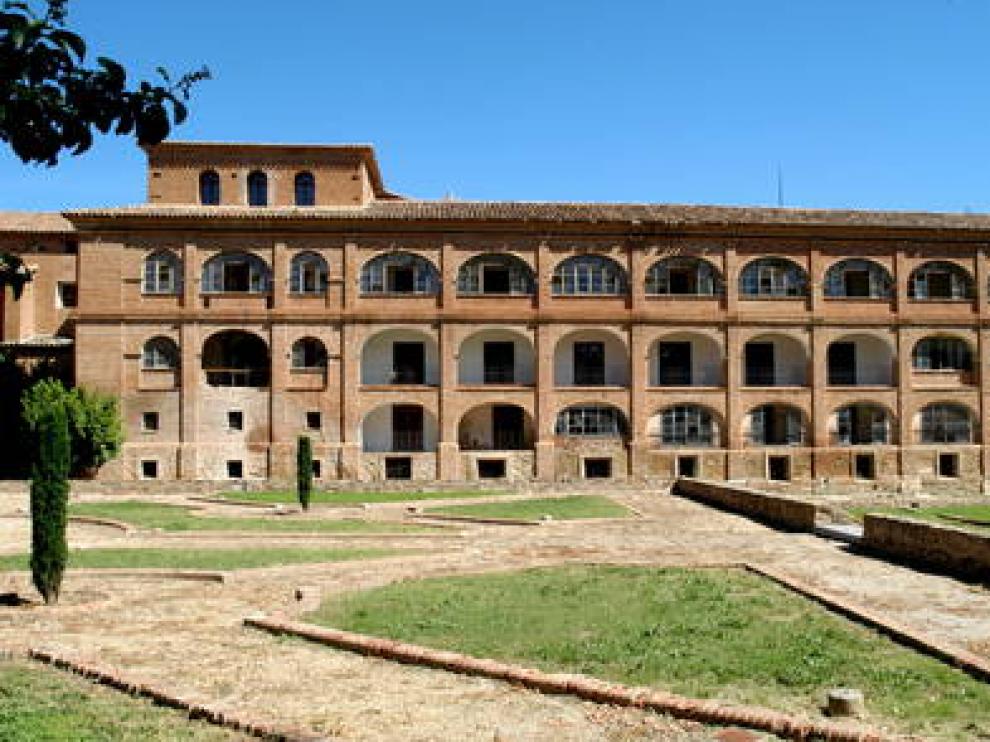 Foto de archivo de las obras del parador de Veruela, cuya primera piedra se colocó en 2008.