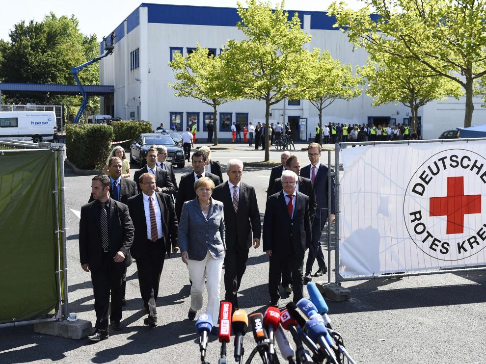 La canciller alemana, Angela Merkel, este miércoles