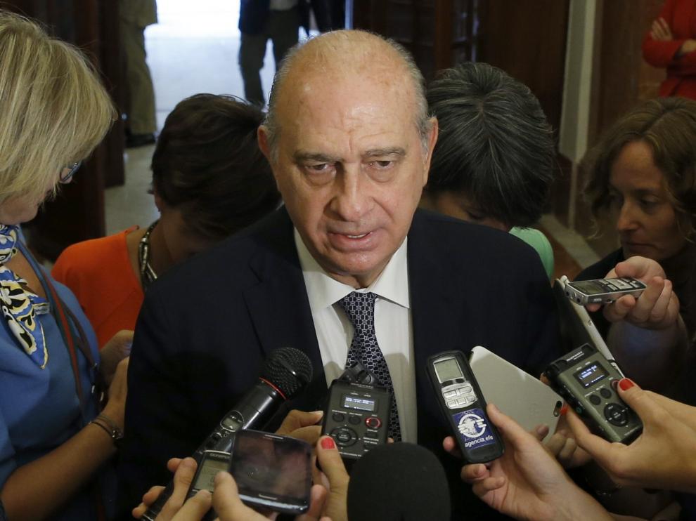 El ministro del Interior, Jorge Fernández Díaz.