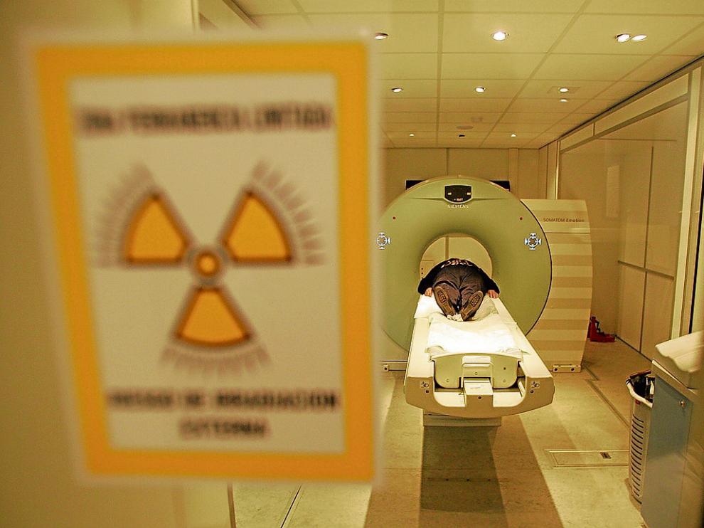 El servicio de Radiología del hospital Obispo Polanco en la foto no cuenta con radioterapia.