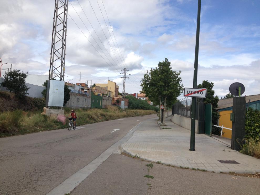Vecinos y ciclistas reclaman un carril bici entre Utebo y Casetas