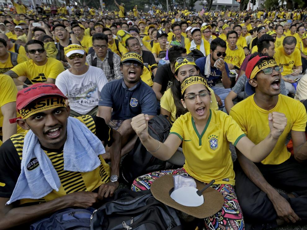 Protesta contra el Gobierno en Malasia