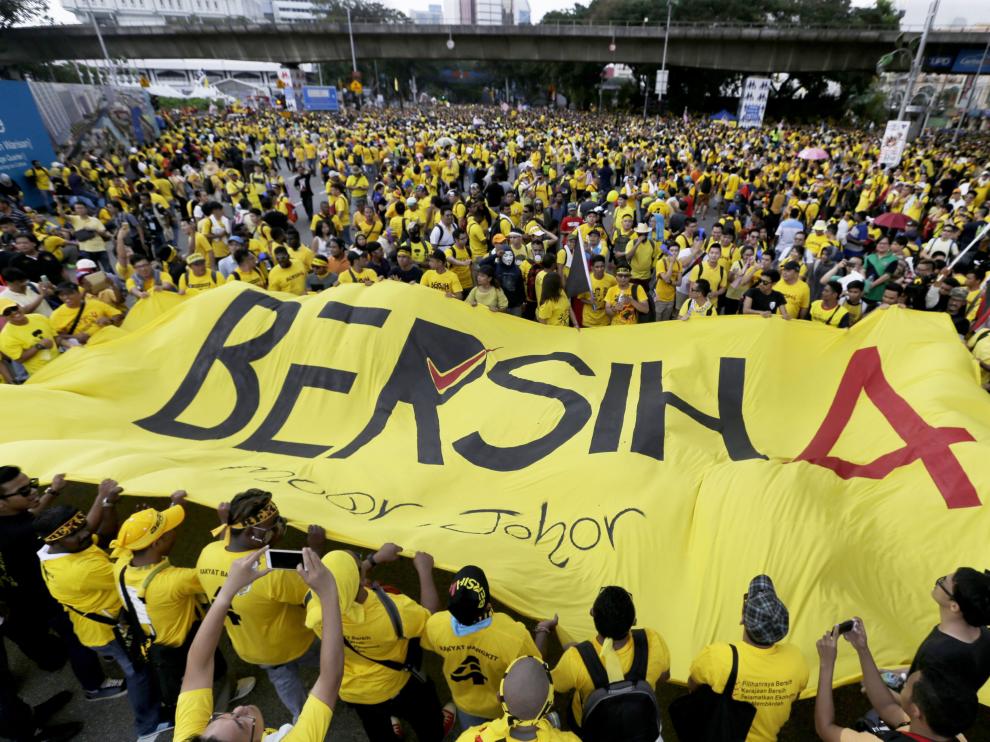 Protestas en Malasia