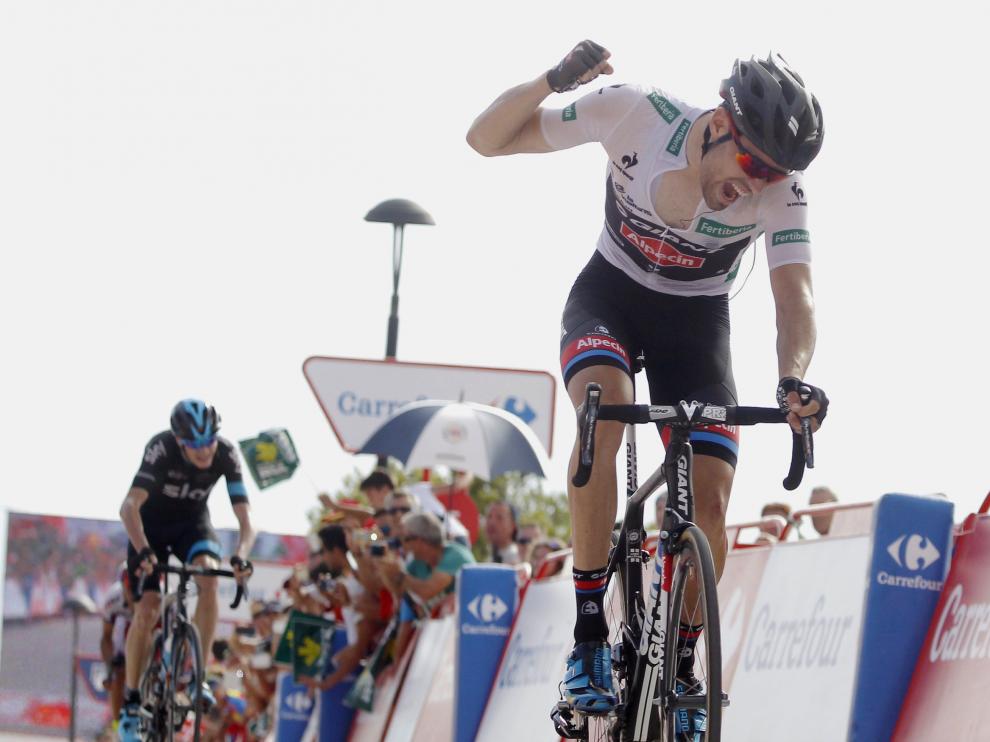 Dumoulin gana la etapa y se coloca de líder de la Vuelta