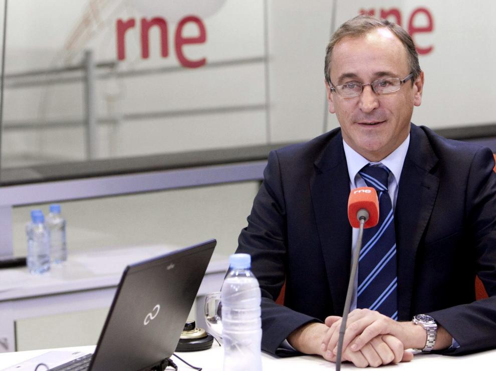 El ministro de Sanidad durante su intervención en RNE.